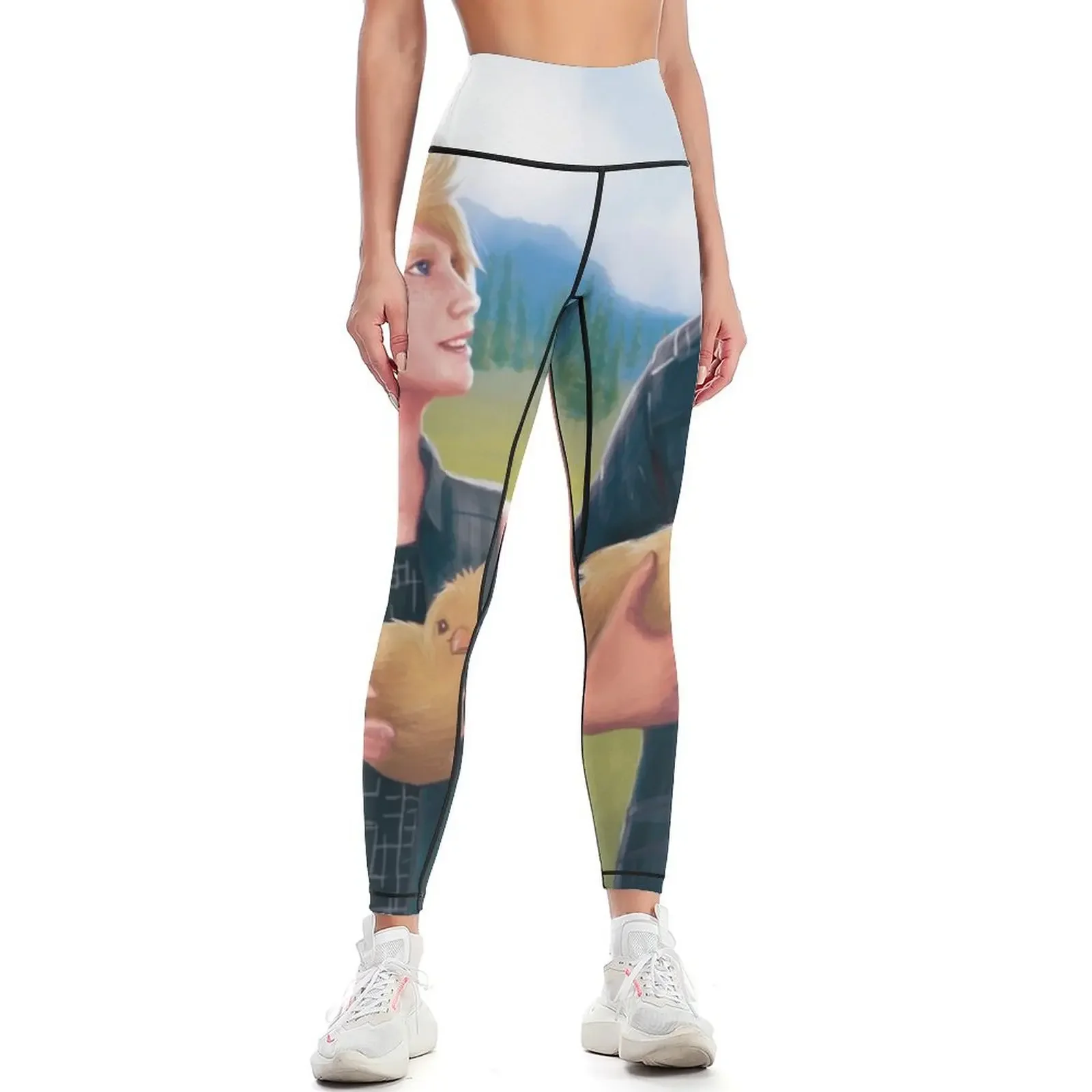 

FFXV Prompto & Gladio Leggings leggins push up woman Tight fitting woman gym wear sporty woman gym Womens Leggings