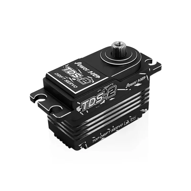 

POWERHD TDS-2 1/10 Специальный сервопривод для дрифта Полностью металлический корпус сервопривода для дрифта Поддержка карты программирования Power HD (PG-CB63)