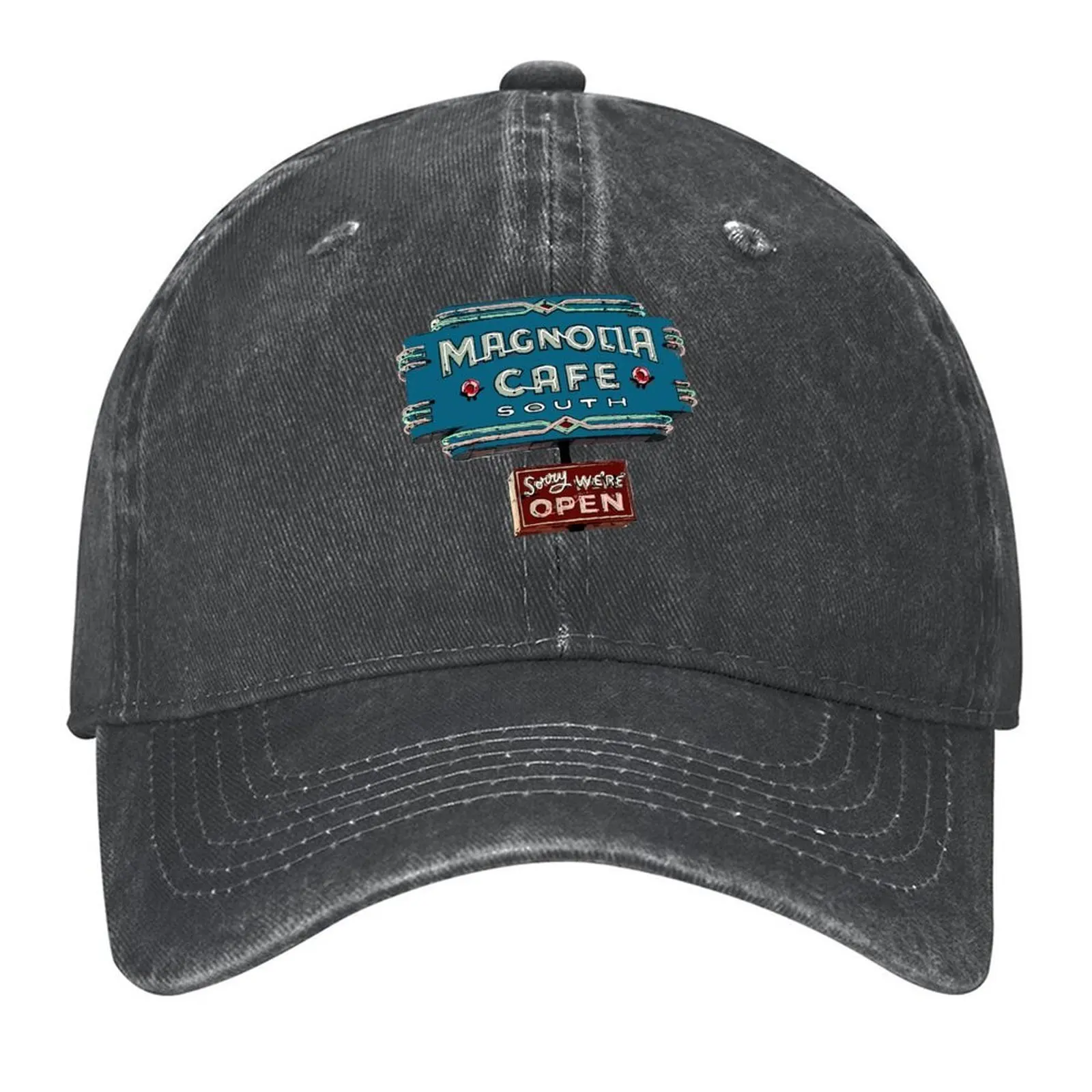 

Magnolia Cafe - Austin, Texas Baseball Cap Sunhat hard hat Hat Man Luxury beach hat Men's Caps Women's
