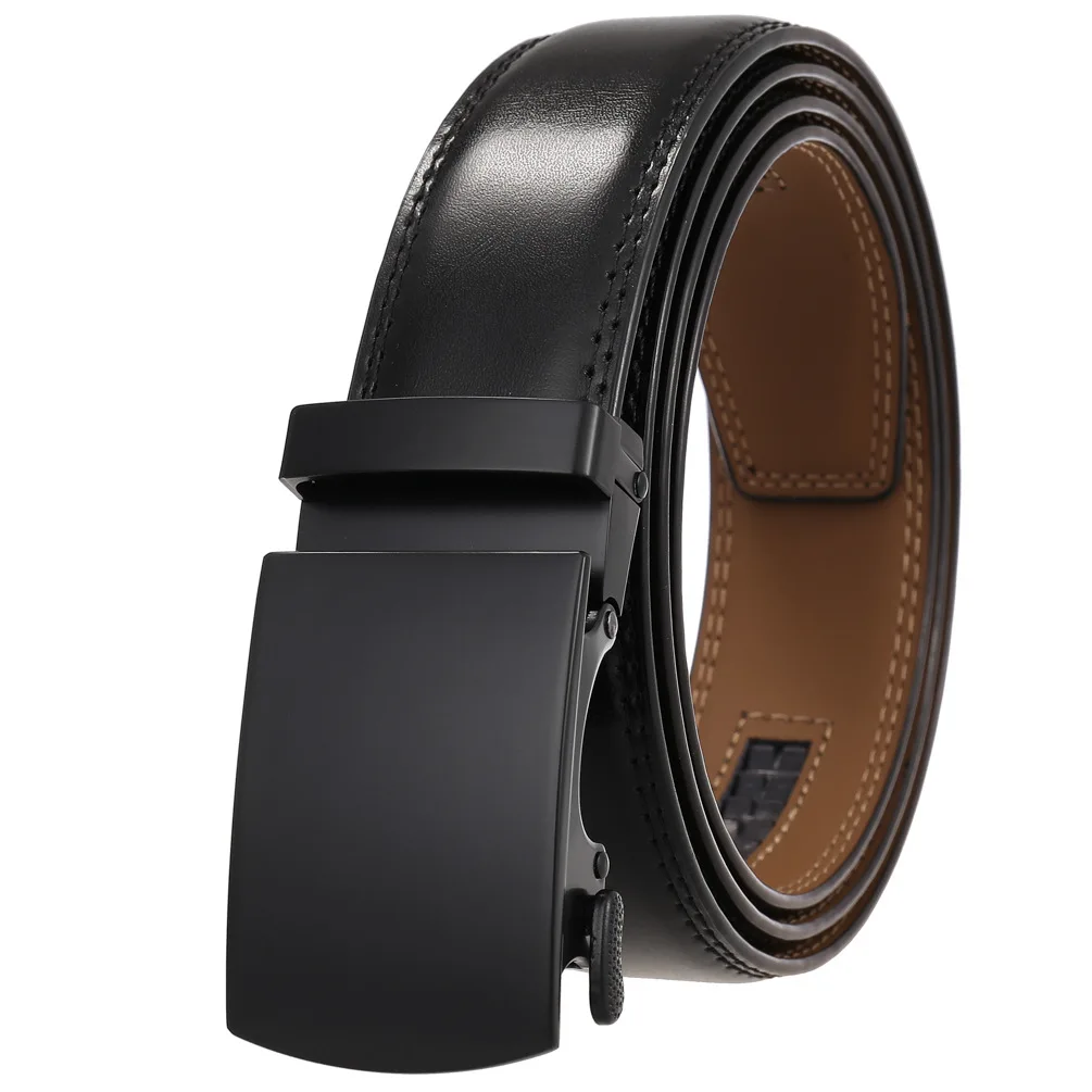 Männer Gürtel Echtes Leder Strap Männlich Bund Automatische Schnalle Business Gürtel für Männer Hohe Qualität Gürtel Gürtel Für Jeans – Detail 35