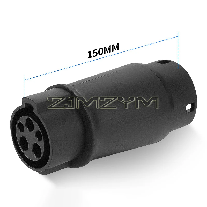 EV Charging TYPE 1 to TYPE 2 Plug Adapter 16A 32A Convertor Connector for Electric Car Accessories