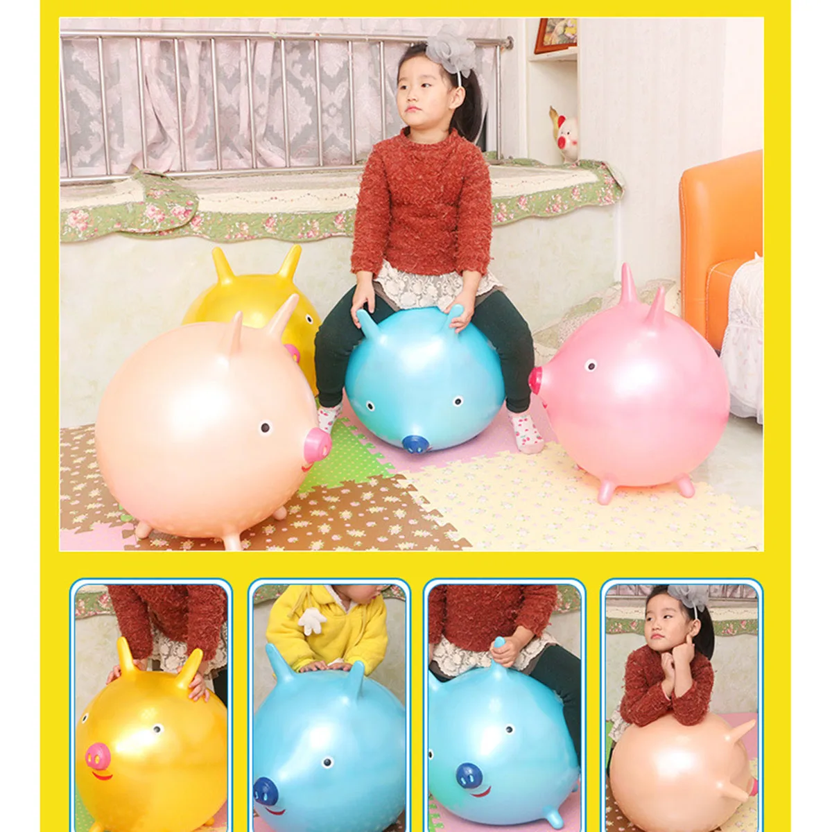 

Kids Bouncy Ball Cartoon Bouncy Ball Kids Thicken Bouncing Ball Bouncing Ball Toy