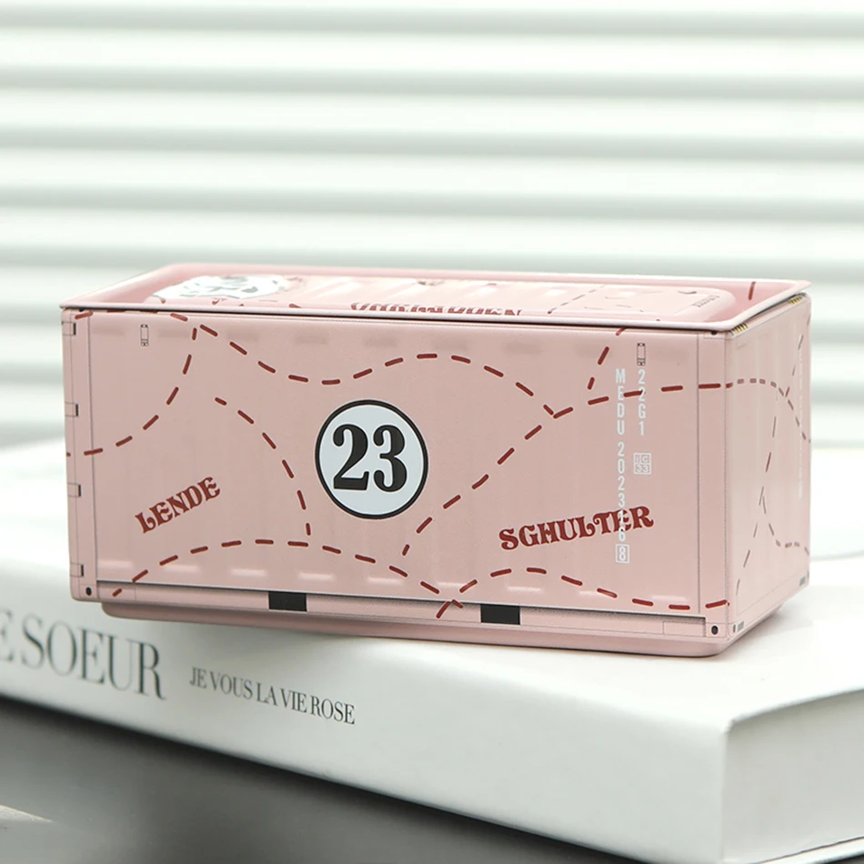 Mini ijzeren opbergdoos Miniatuur ijzeren opbergdoos Creatieve decoratie Verzamel kleine voorwerpen Desktop Mini containermodel Kerstcadeaus