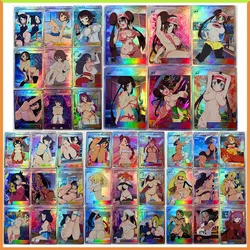 45PC/Set Anime Pokemon DIY ACG Laser Flash Card Rosa Marnie Selene Toys for boys Collectible Cards Christmas Birthday Present