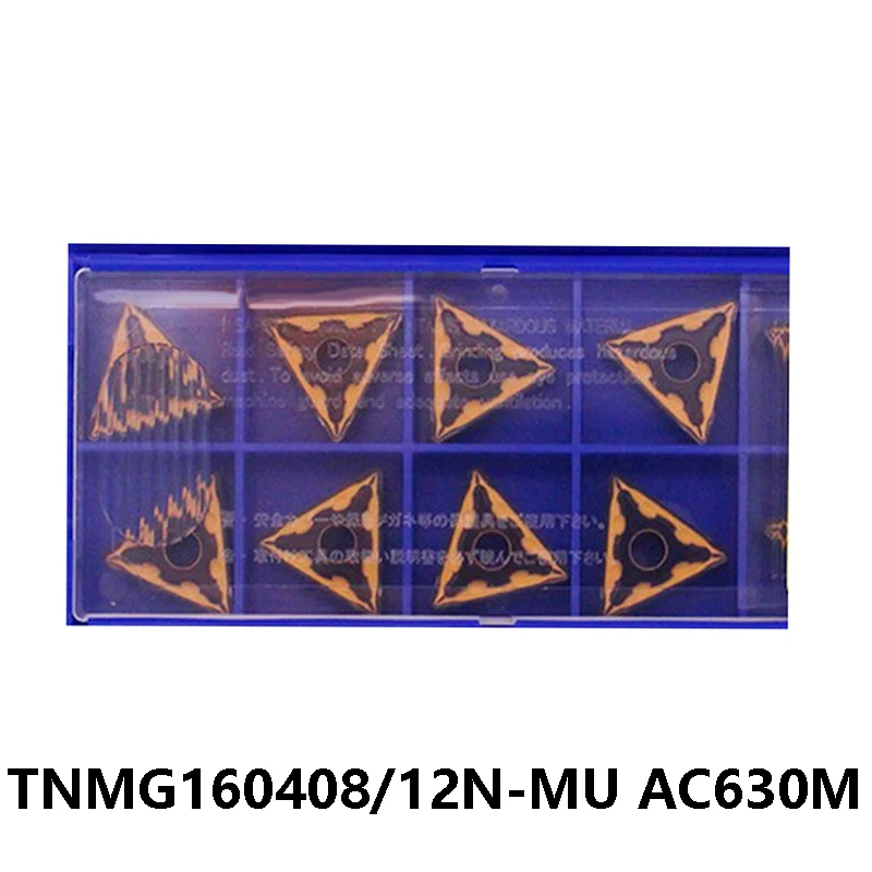 Original TNMG 160408 TNMG160412 N-MU AC630M TNMG160408N TNMG160412N Carbide Inserts CNC Holder Turning Tools Lathe Cutter Metal