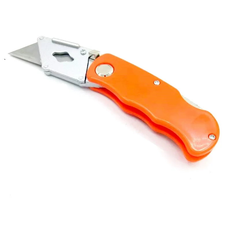 سكين قطع الورق الكبير القابل للطي، سكين فتح علبة، سكين القطع السريع، سكين ورق الحائط، سكين فني عالي التحمل #4