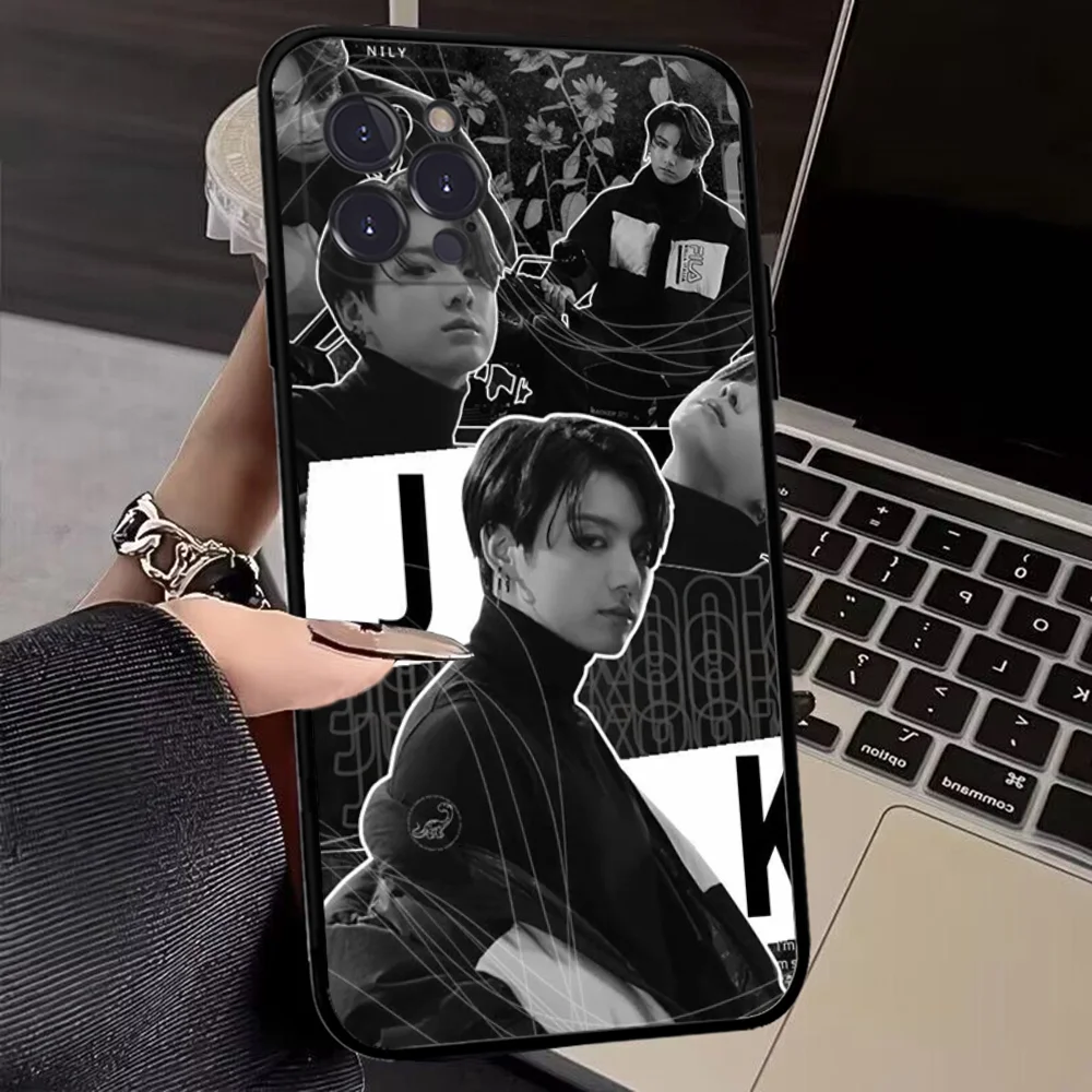 E-Euphoria J-Jungkook-K-KPOP Phone Case for iPhone 15 8 7 6 6S Plus X SE 2020 XR XS 14 11 12 13 Mini Pro Max Mobile Case