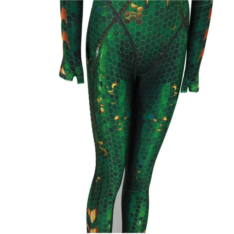 New Women movie Aquaman Mera Queen cosplay costume zentai bodysuit suit jumpsuit