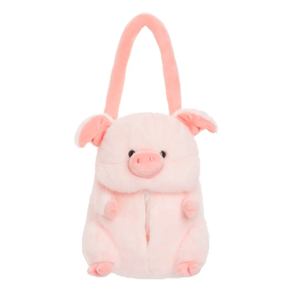 

Plush Material Elephant Plush Tissue Box Decorative Cover Storage Function Little Pig Car Tissue Bag Soft Cute