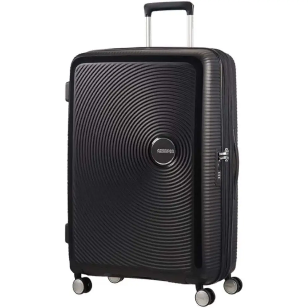 

Soundbox Spinner Luggage, Large Black TSA Lock, 28 Inch, 110 Liters