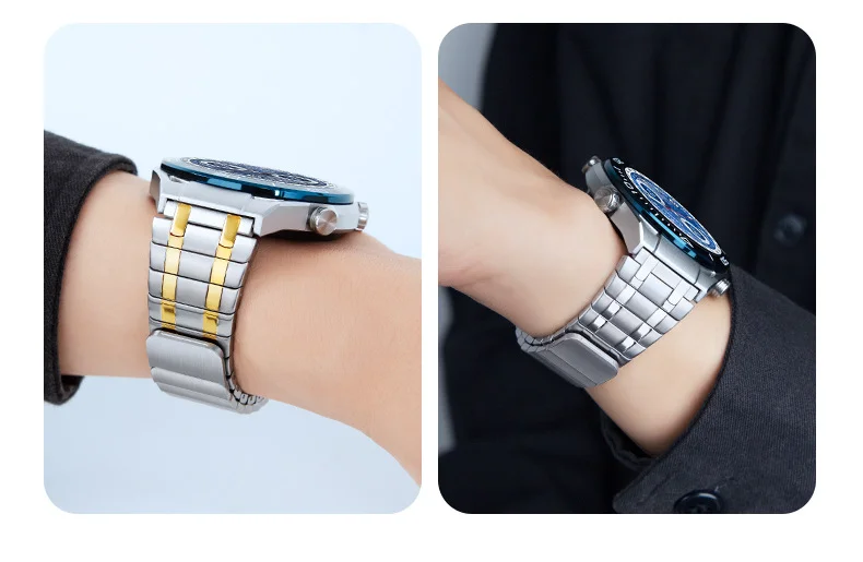 22mm Business Magnetic Band for Huawei GT6 Pro GT6 46mm Business Stainless Steel Wristband for Huawei Watch 5/GT5 Pro/GT6/5 46mm