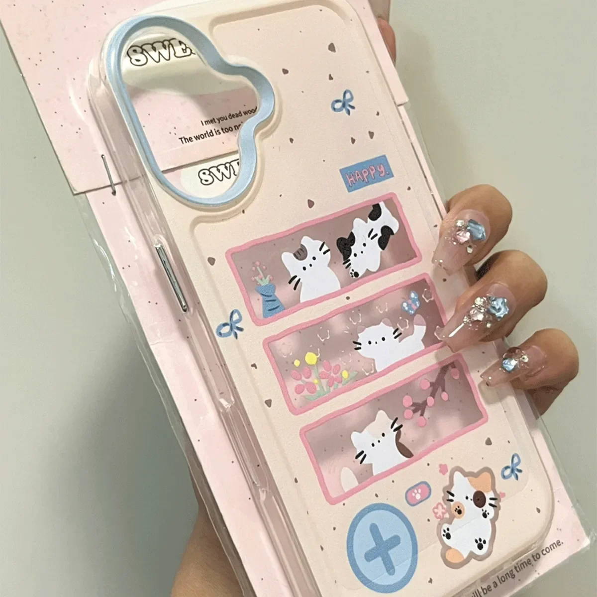 Game Twister Cute Kitten Naughty Happy Phone Case For iPhone 16 15 14 13 12 11 Pro Max XR XS Max 7 8 Plus Y2K Creative Cover