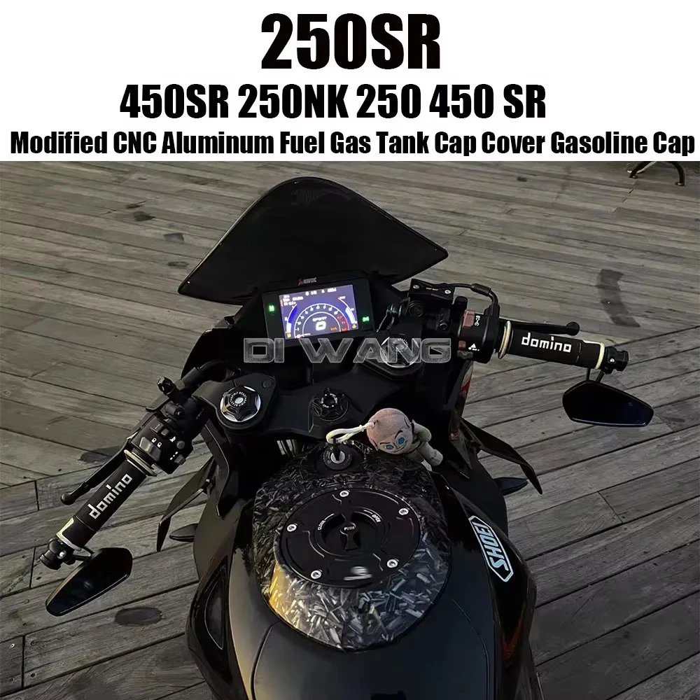 

For CFMOTO 250SR 450SR 250NK 250 450 SR Motorcycle Modification CNC Aluminum Alloy Fuel Tank Cap Accessories