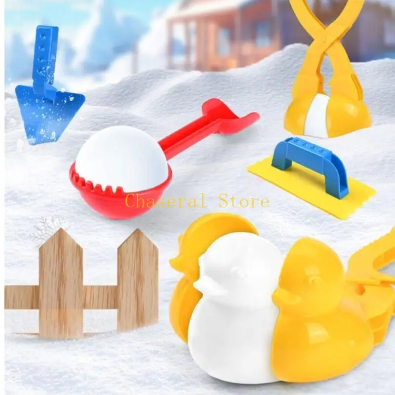 E7ce Snowballs Maker Mold with Snowballs Blasters Gunsランチャー、スノーボールメーカーのおもちゃ