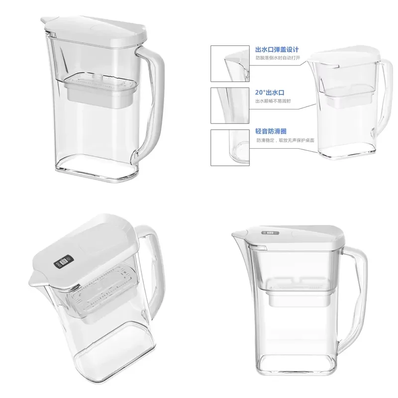 Kitchen Water Filter Carbon Fiber Tank Hydrogen Rich Reduces Chlorine Enhances Minerals No Timer