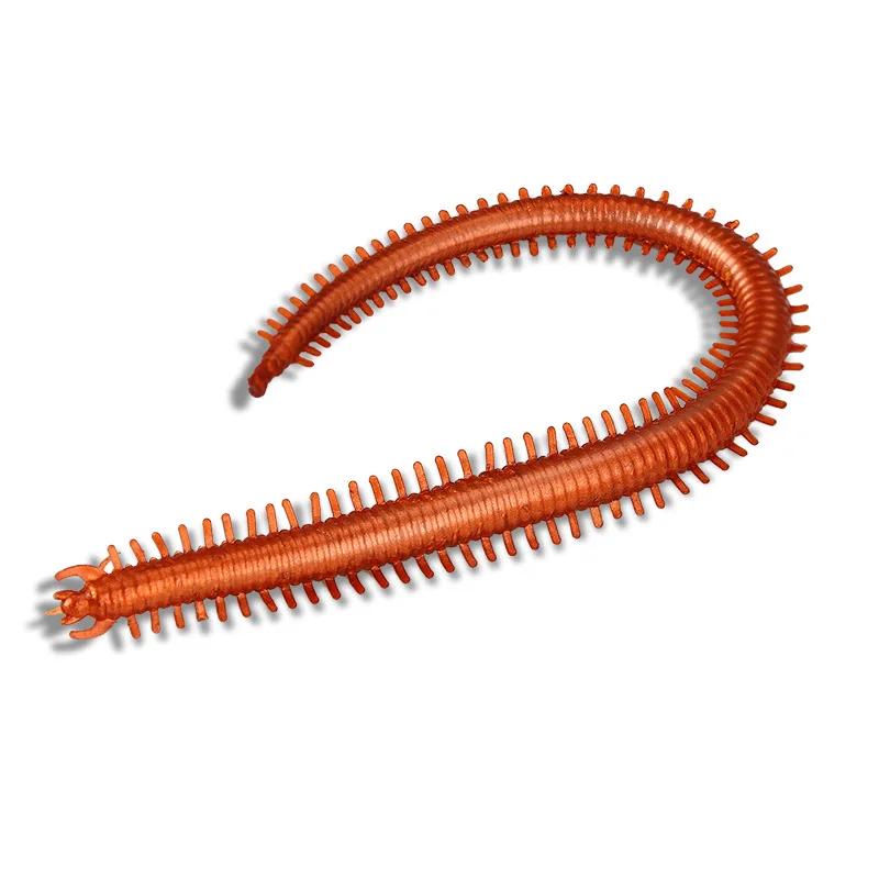 10PCS 14CM 1.8G Artificial Sea Worms Centipede Earthworm Soft Fishing Lures Soft Bait Lifelike Fishy Smell Lures Fishing