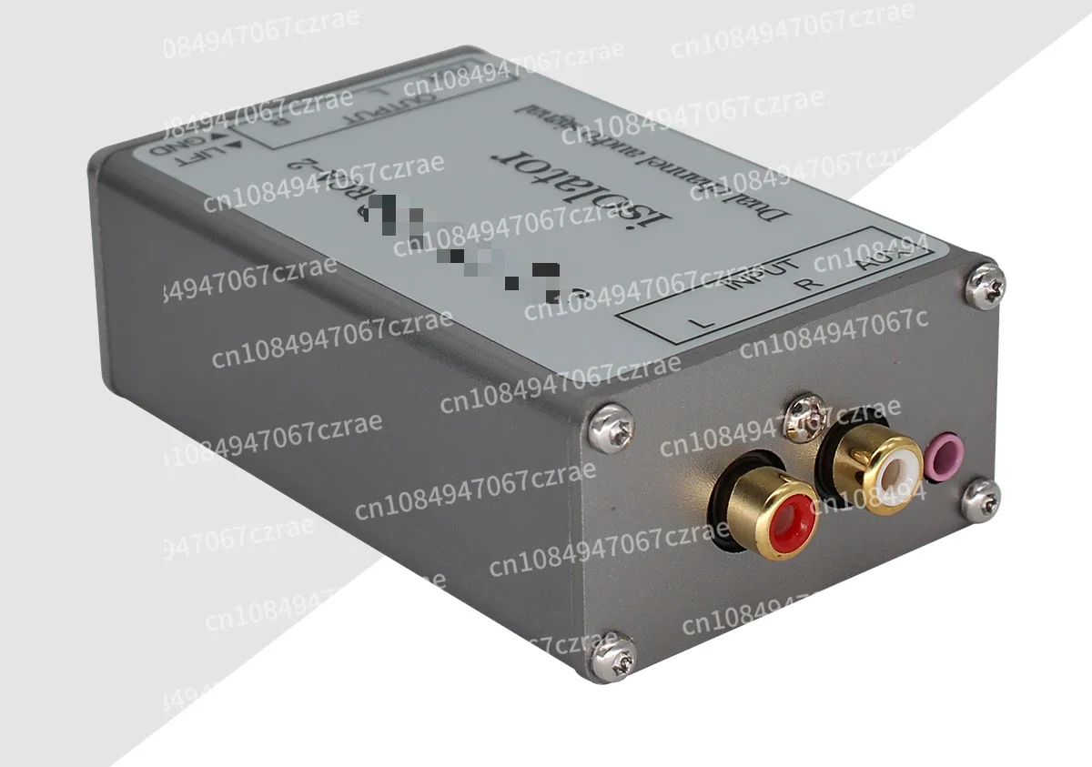 J Q A U D I O RCA-2 audio isolator, audio filter removes computer connected audio current sound