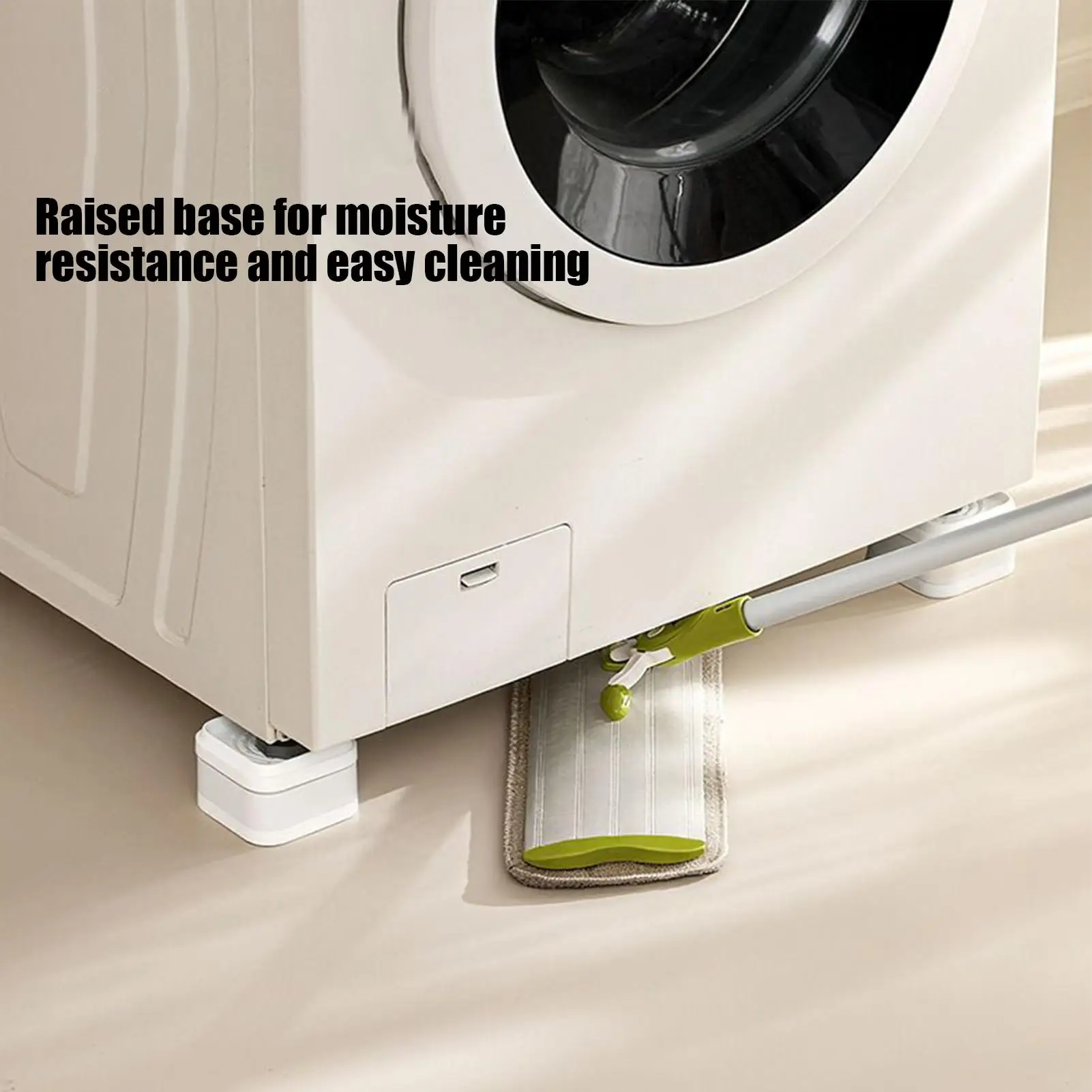 Furniture Lifts Risers 4 Pieces Stackable Square Blocks Washing Machine Sofa Couch Lifter For Washing Machine Sofa Couch