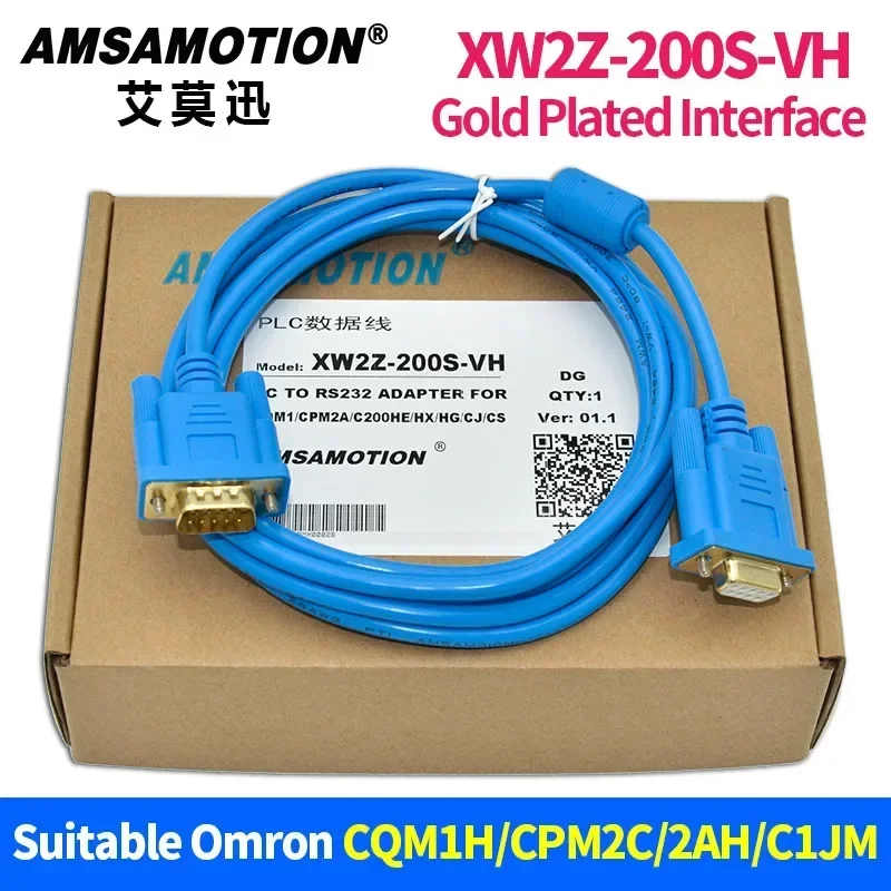 XW2Z-200S-VH Adapter Serial Suitable for Omron CQM1H CPM2C 2AH Series PLC Programming Cable