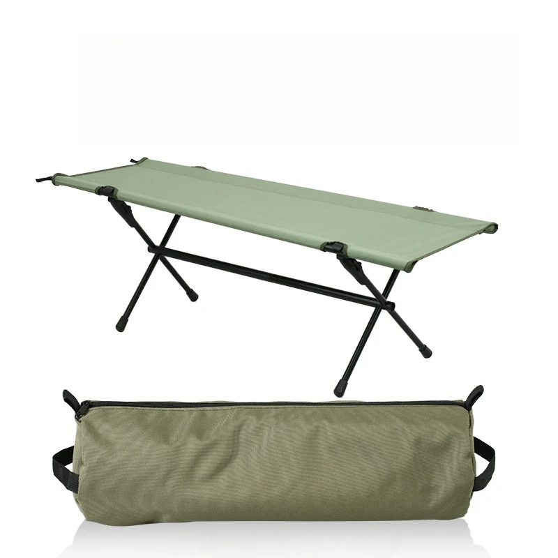 Outdoor Double Chair Camping Folding Tactical Stool Portable Aluminum Alloy Lazy Stool Self-driving Double Camping Chair