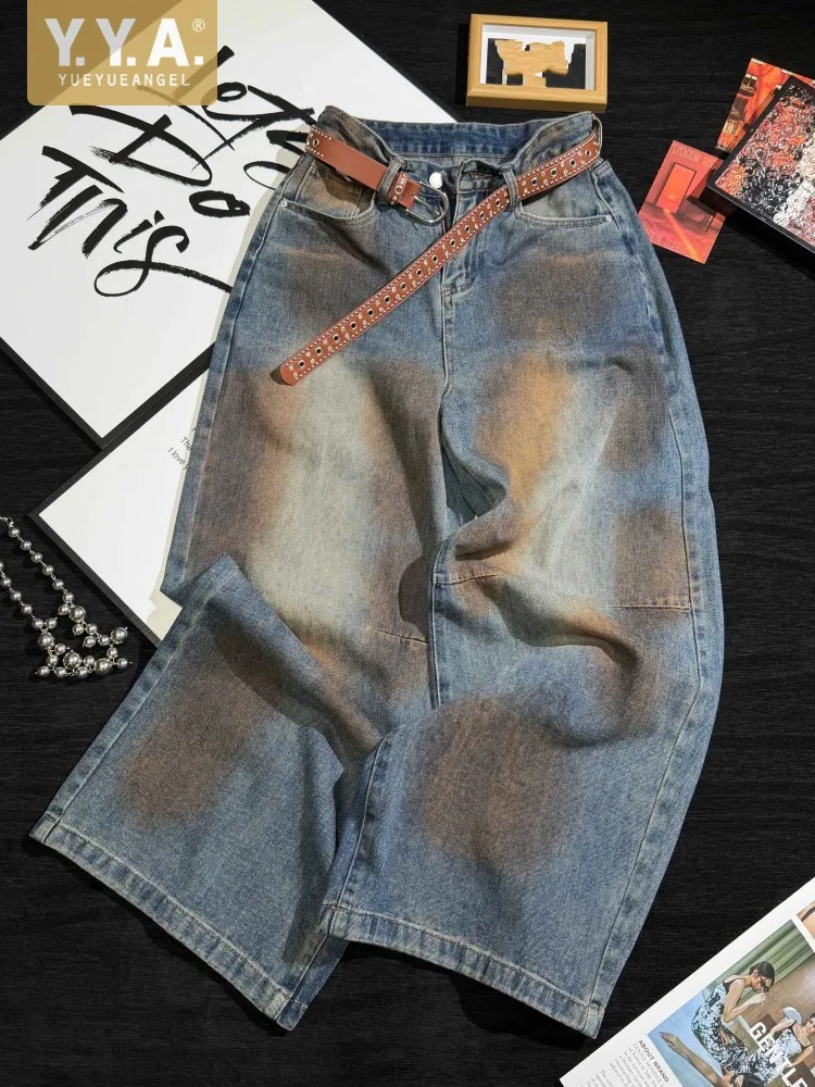 

Women Designer Summer Loose Fit Jeans High Waist Wide Leg Denim Pants Streetwear Fashion Straight Daily Casual Ladies Trousers