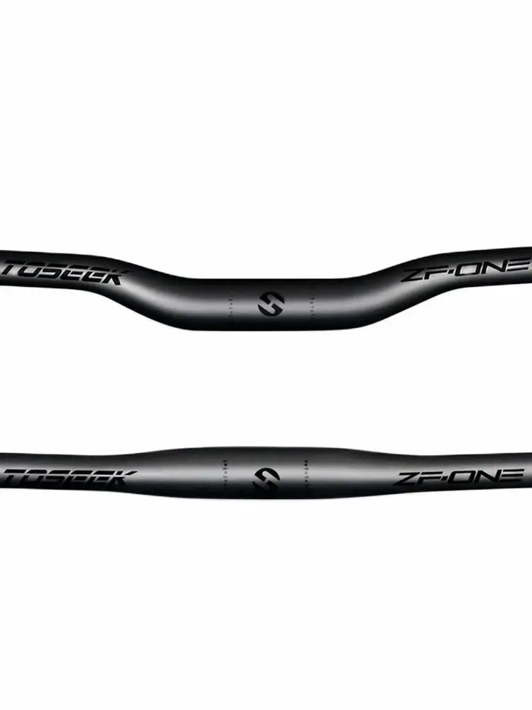 Kierownica rowerowa TOSEEK ZF-ONE z włókna węglowego, kierownica MTB, części do rowerów górskich, szerokość 31.8mm, długość 580mm - 760mm — 2