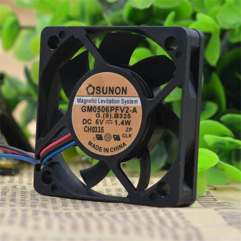 For Sunon GM0506PFV2-A DC 5V 1.4W 3500RPM 6cm 6010 60x60x10mm VAPO Bearing Cooling Fan