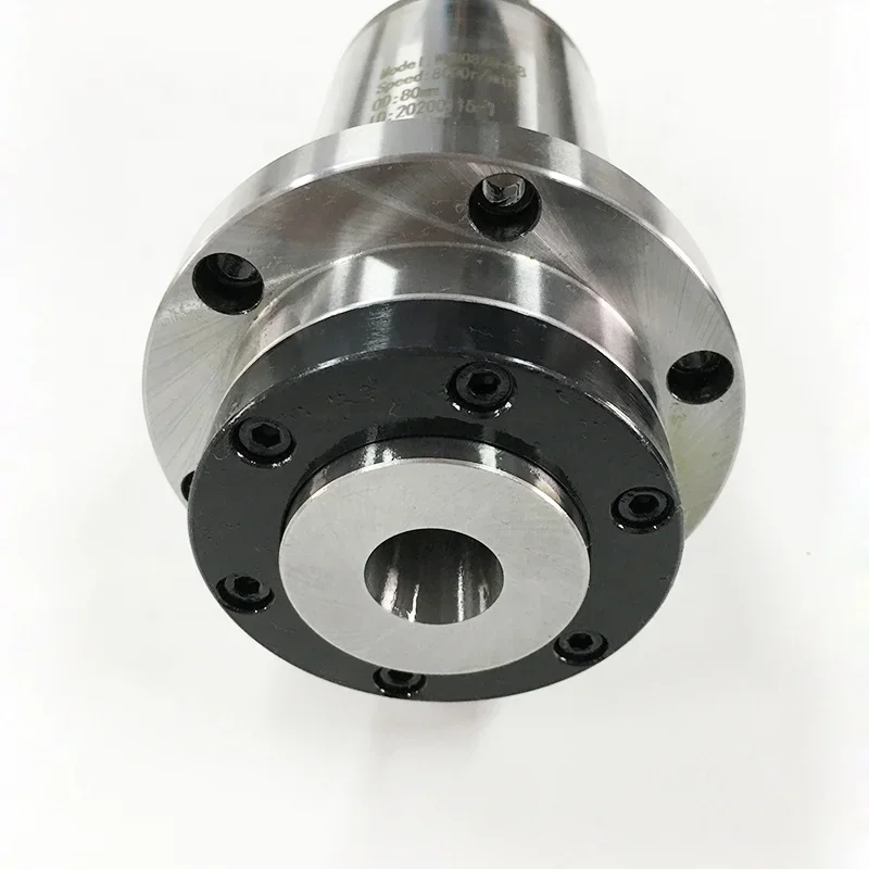 Center ISO20 Spindle with Pneumatic air Cylinder 8000rpm Belt Driven Atc Spindle 3
