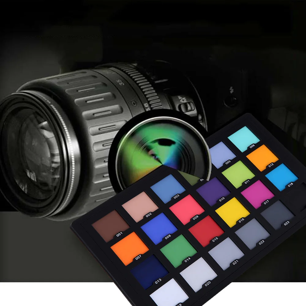 Professional Photography 24 Color Card Test Balancing Card Palette Board for Superior Digital Color Correction Photography