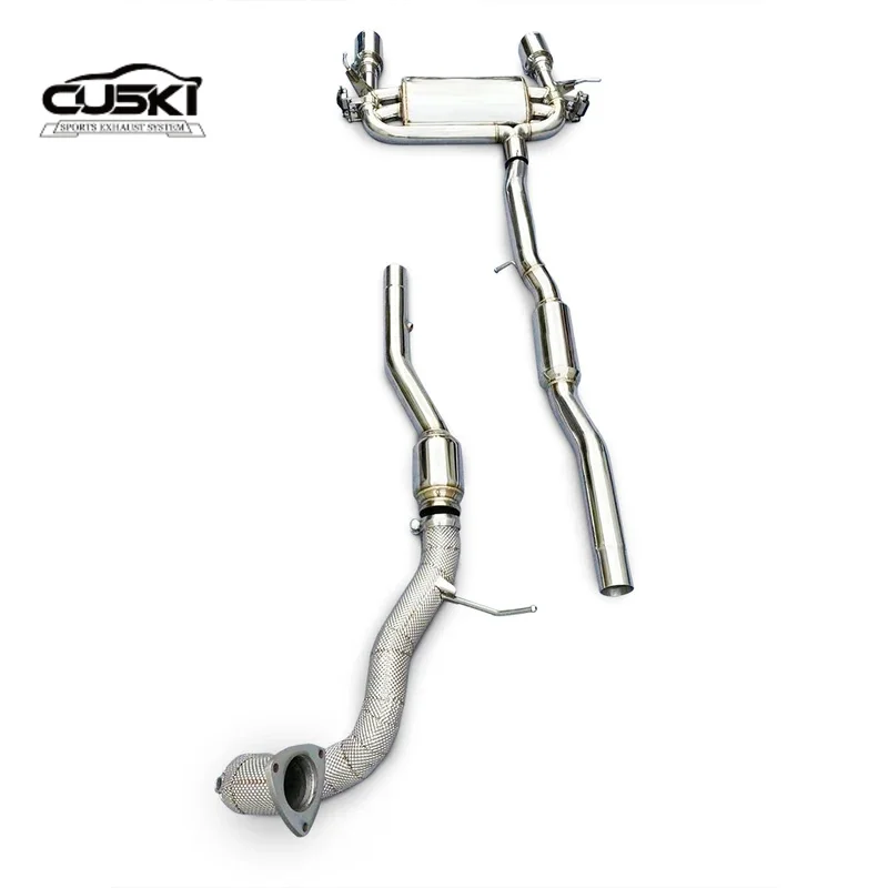 High Performance Custom Tuned Exhaust Cat Back for Audi TT MK1 1.8T 1998-2006 quality stainless steel auto Exhaust parts