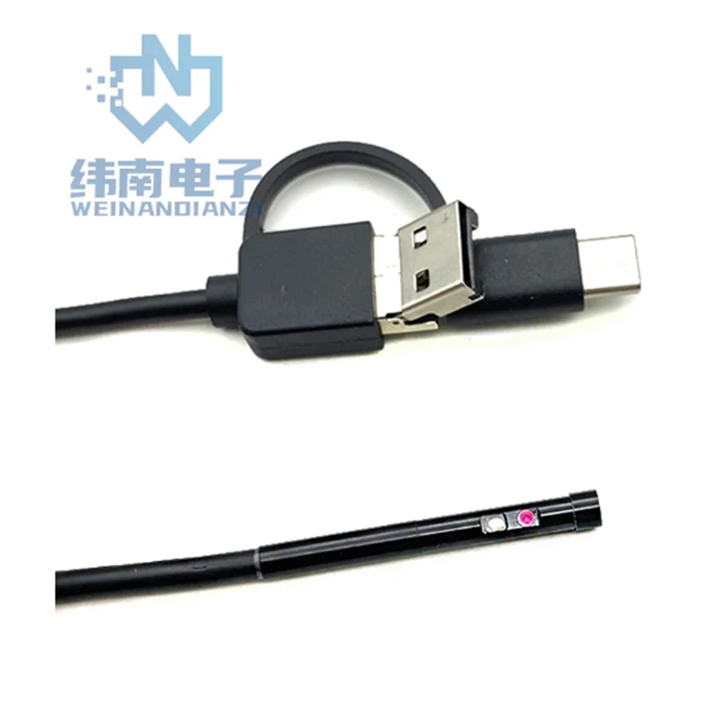 

1MP HD 720P OV9734 Dual Lens Endoscope USB Camera Module 30FPS with LED Light for Industrial Inspection Medical Devices