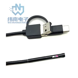 1MP HD 720P  OV9734 Dual Lens Endoscope USB Camera Module 30FPS with LED Light for Industrial Inspection Medical Devices