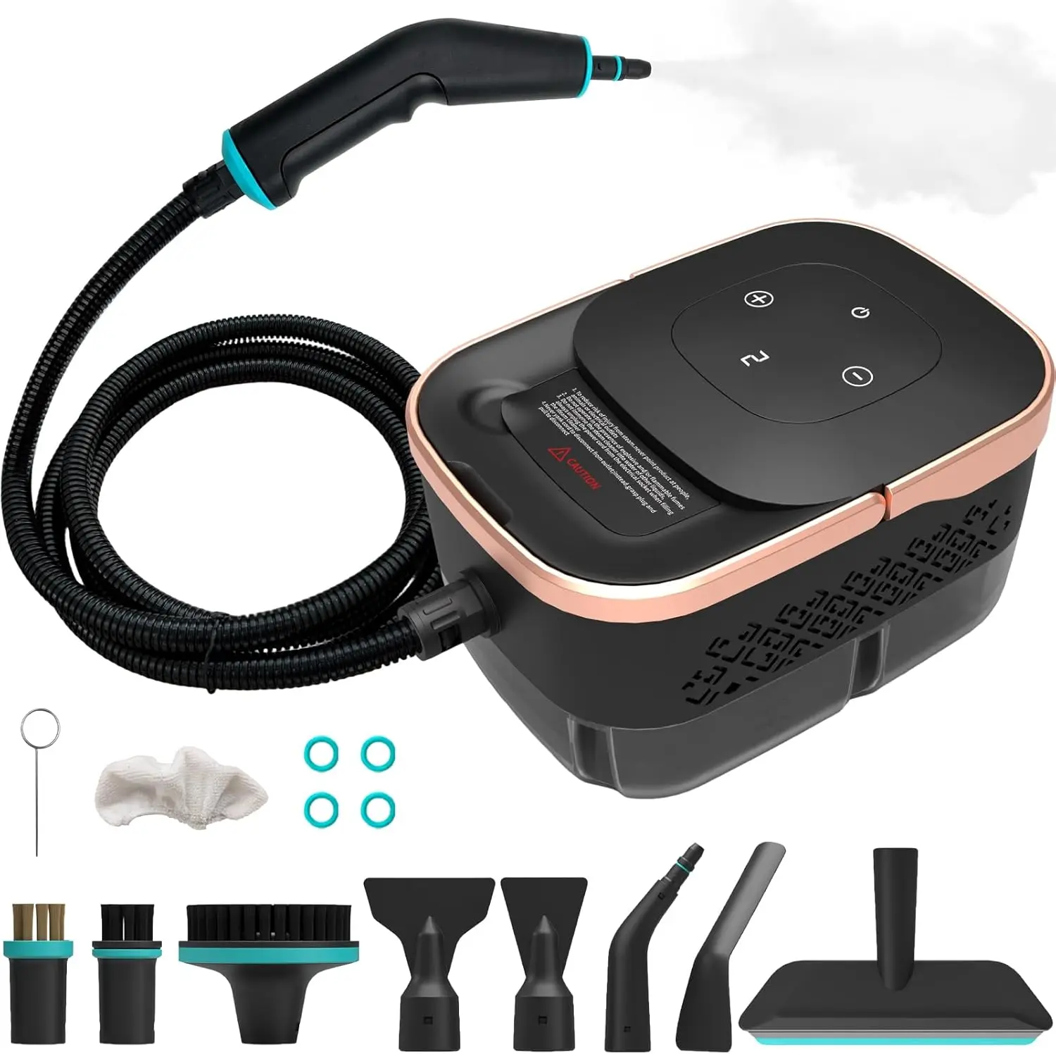 

Handheld Steam Cleaner 2500W, 1.5L Tank, 6-Level, Fast 15S Heat-Up for Home, Car, Bathroom, Kitchen, Windows, Fabric