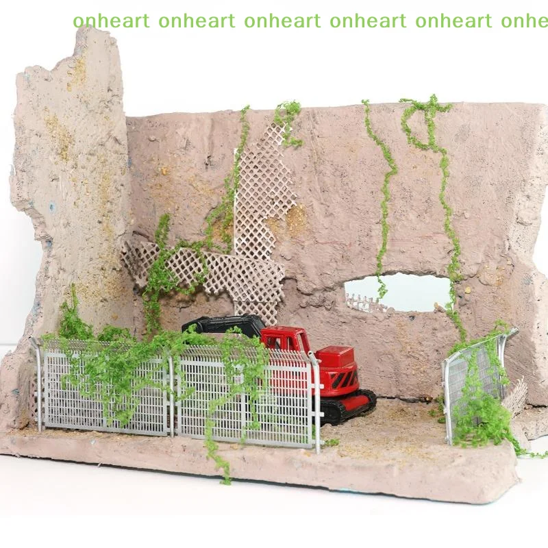 1/64 Miniature Fence Model Safety Net Barrier for DIY Model Train Layout Diorama Realistic Railway Scene Accessories for Hobby - view 6