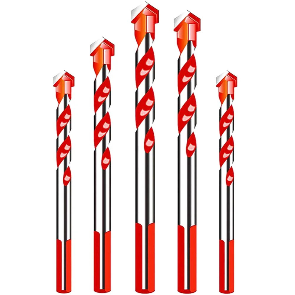 

5pcs Carbide Diamond Drill Bit for Concrete Ceramic Tile Glass Marble Alloy Drilling Tools Accessories Masonry Bit