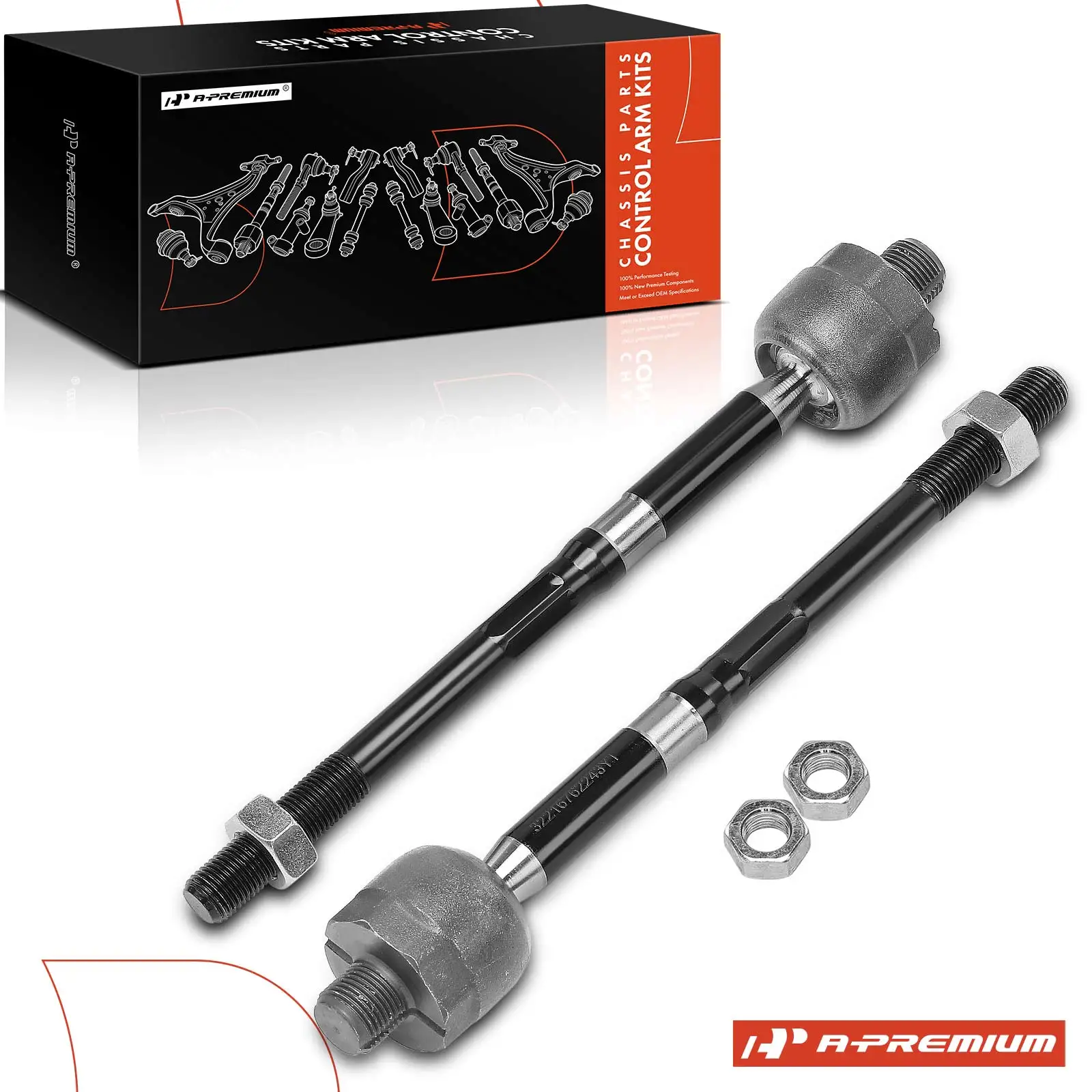 A-Premium 2x Front Inner Steering Tie Rod End for BMW 330i 330xi 2006 335d 2009-2011 335i 2007-2013 330Ci 2005-2006 335is L6 3.0L
