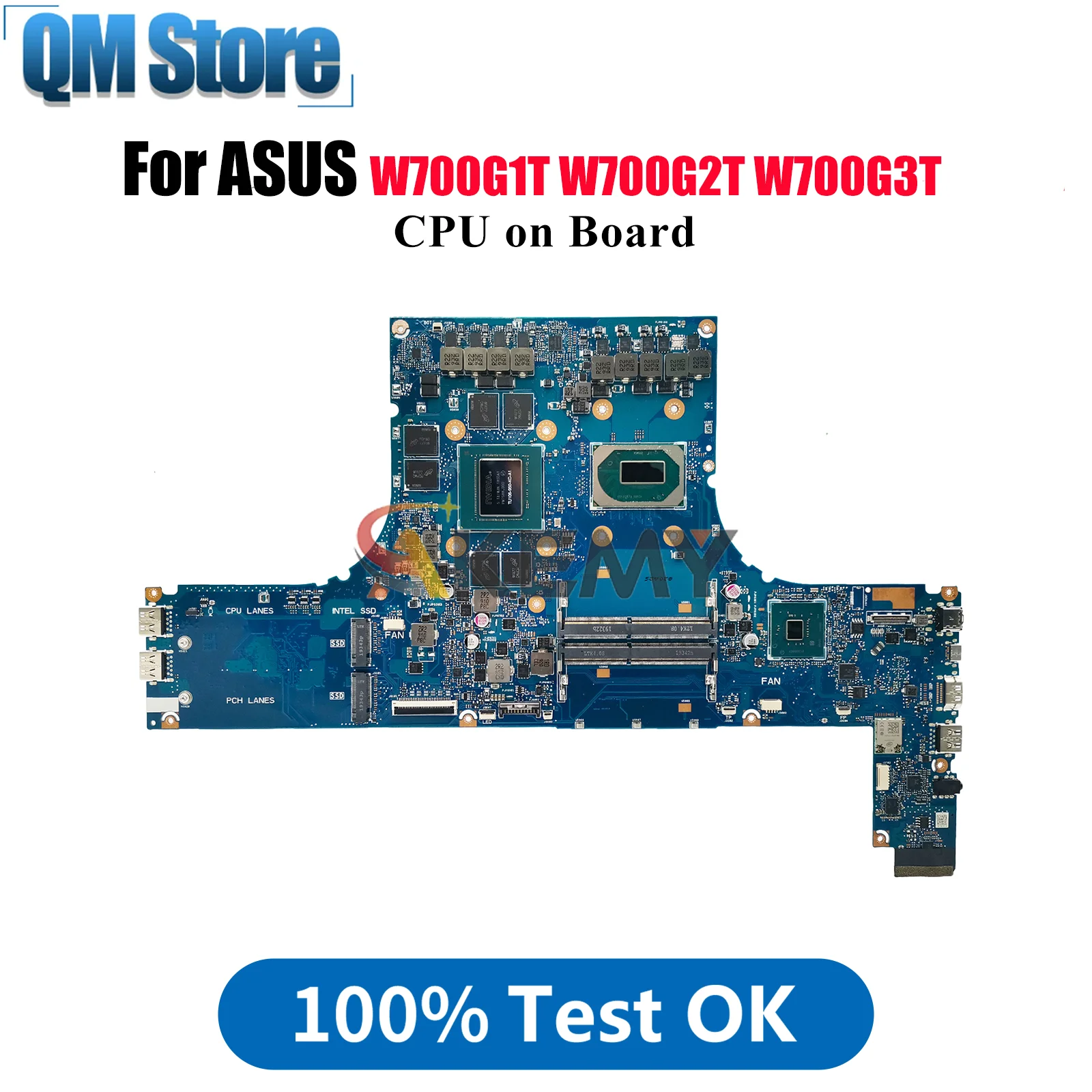 

W700G3T Материнская плата для ноутбука ASUS ProArt W700G3T W700G W700G1T W700G2T Материнская плата для ноутбука с процессором tests ОК быстрая доставка stk