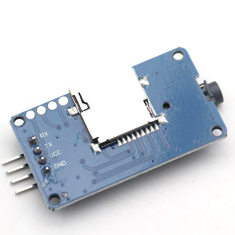 5PCS YX5300 MP3 Player Module Player Module Voice serial port controls the TF card slot of the music module