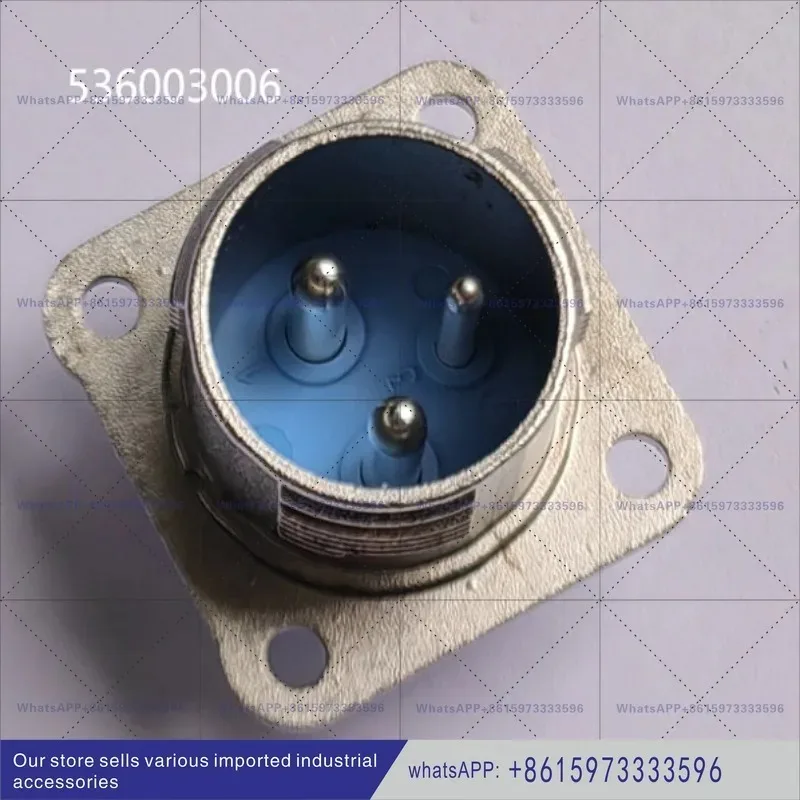 536003006 Circular Connector Panel Mount Receptacle 3Pin Solder Contact Rapid Series Equipment Wiring Spare Parts