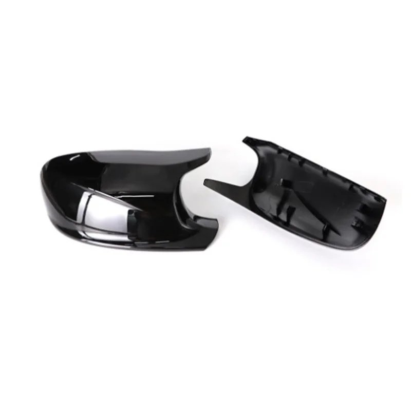 

Suitable for BMW x1 E84 x3 F25 glossy black carbon fiber pattern cow horn rearview mirror shell exterior car decoration