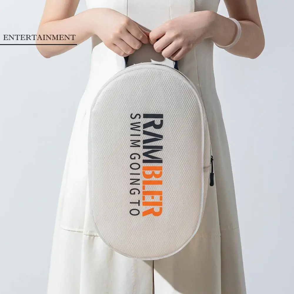 

Dry Wet Separation Swimming Gym Dry Bag Handbag Pack Transparent Pool Waterproof Storage Bag Clear PVC Zipper