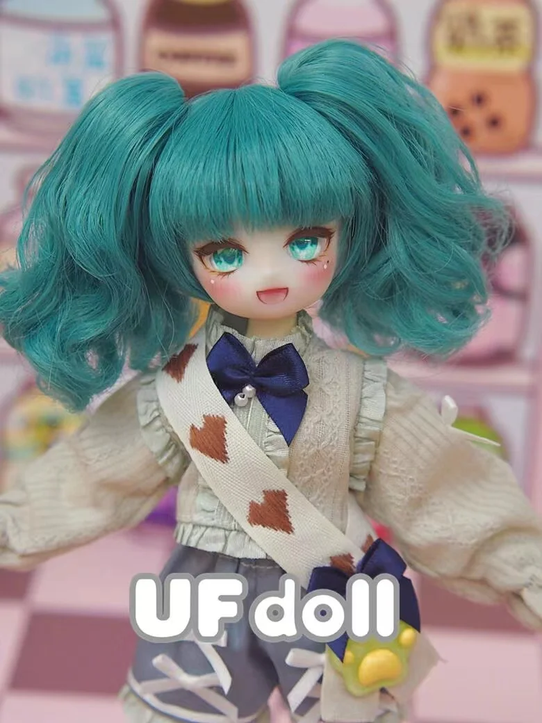 

Оригинальная Регулируемая кукла Ufdoll 6 точек Bjd, специальные мини чайные серии, шарниры, Подвижная кукла, волнистая игра, таинственная коробка, рождественский подарок