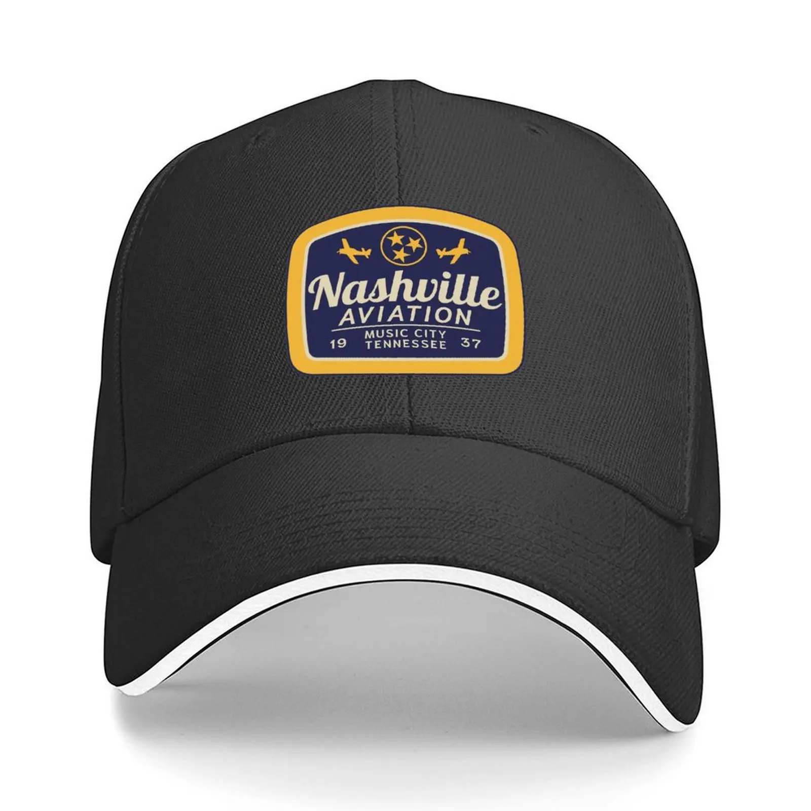 

Nashville Aviation Baseball Cap Funny hats Sun Cap hard hat sailor cap for men Women's Men's