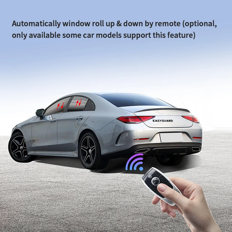 EASYGUARD CANBUS PKE Remote Starter With Optional APP Control For Mercedes E class W213/ CLS Gas Engine With OEM Start Button