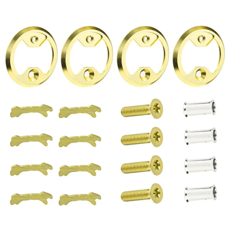 Ultralight Titanium Cleat Set Replacement for Wahoo Speedplay Zero Comp / Nano Pedals