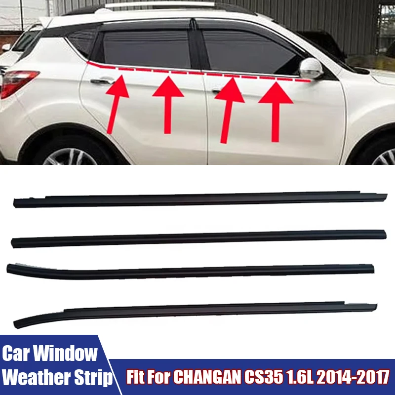 

Автомобильные аксессуары, наружная уплотнительная лента для двери, окна, резиновая водонепроницаемая нажимная лента, подходит для CHANGAN CS35 1.6L 2014 2015 2016 2017
