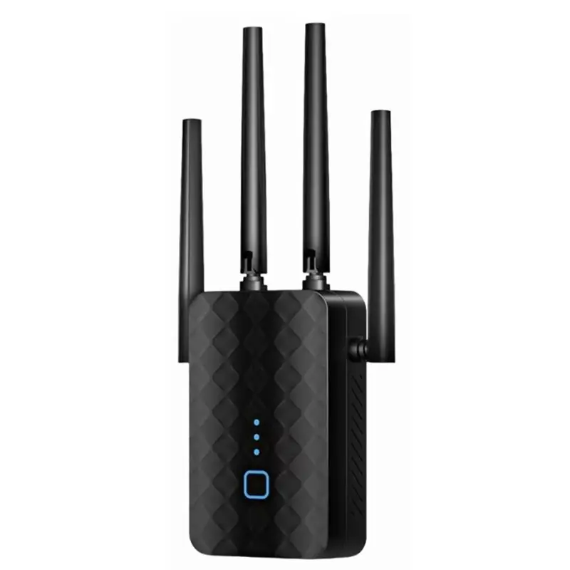 

AU61-Wireless 802.11Ac Gigabit Wifi Repeater 1200Mbps Dual Band 2.4G/5Ghz Wifi Extender Amplifier Router Long Range EU-PLUG