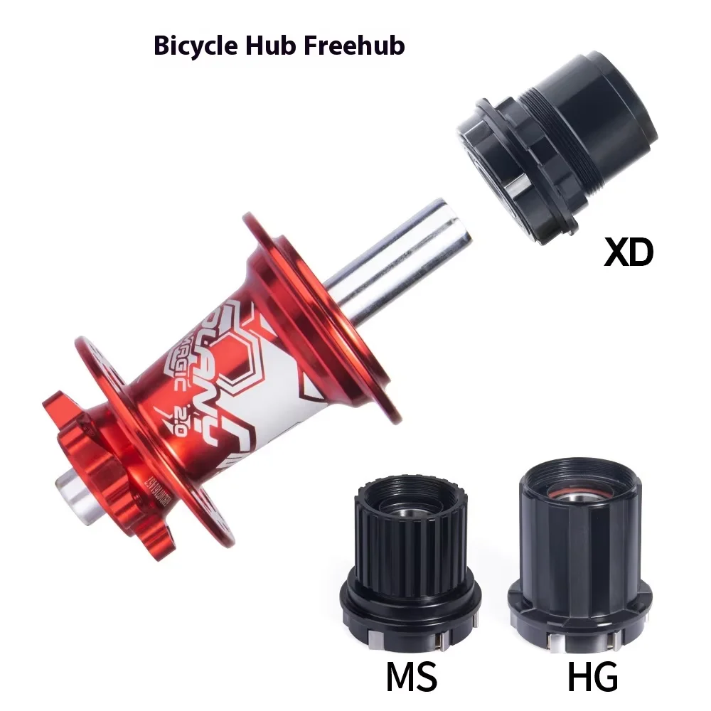 Front Disc Brake Road Bicycle Hub Tower Base MS XD HG Flywheel Base 10/11/12 Speed Aluminum Repair Parts