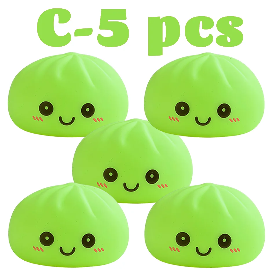 2027 Nieuwe Dumpling Nachtlampjes Glimmende Dumplings Bureaudecoratie Schattige Glimmende Dumpling Stoompan Kawaii Dumpling Lampjes Cadeaus