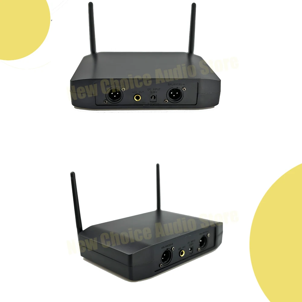 New GLXD-4 Professional Wireless Microphone  Rechargeable Stage Performances Speeches KTV Live Streaming  No Noise No Delay